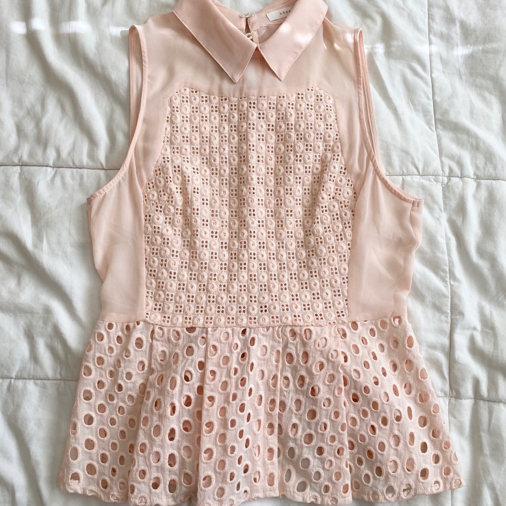 Light pink LUSH blouse
